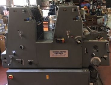 Heidelberg GTO 46 ZP bicolore con voltura