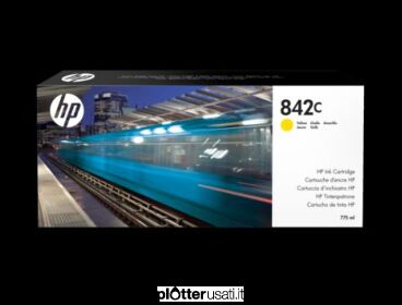 Cartuccia HP PAGEWIDE XL 8000 - n. 842 - 775ml. colore Giallo C1Q56A